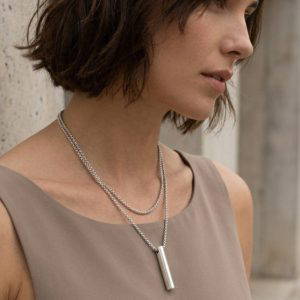 Envy 632 Short Multi Layer Necklace in Gold & Silver