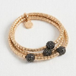 Envy 644 Shambala Black Bead Bracelet