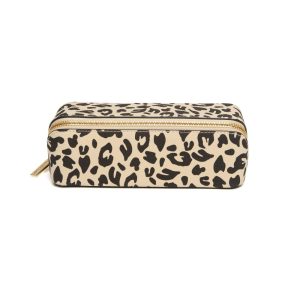 Alice Wheeler Leopard Small Train case