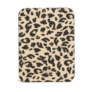 Alice Wheeler Leopard Print Folding Mirror