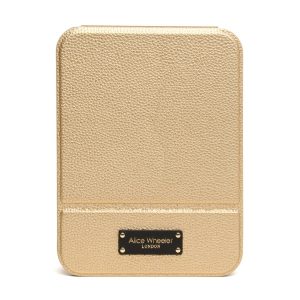 Alice Wheeler Gold Black Kensington Folding Mirror