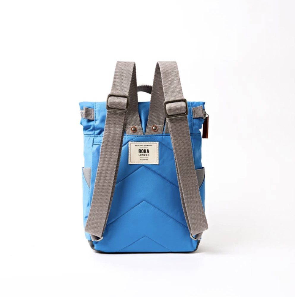 Roka Canfield Malibu Blue Rolltop Backpack - Image 5