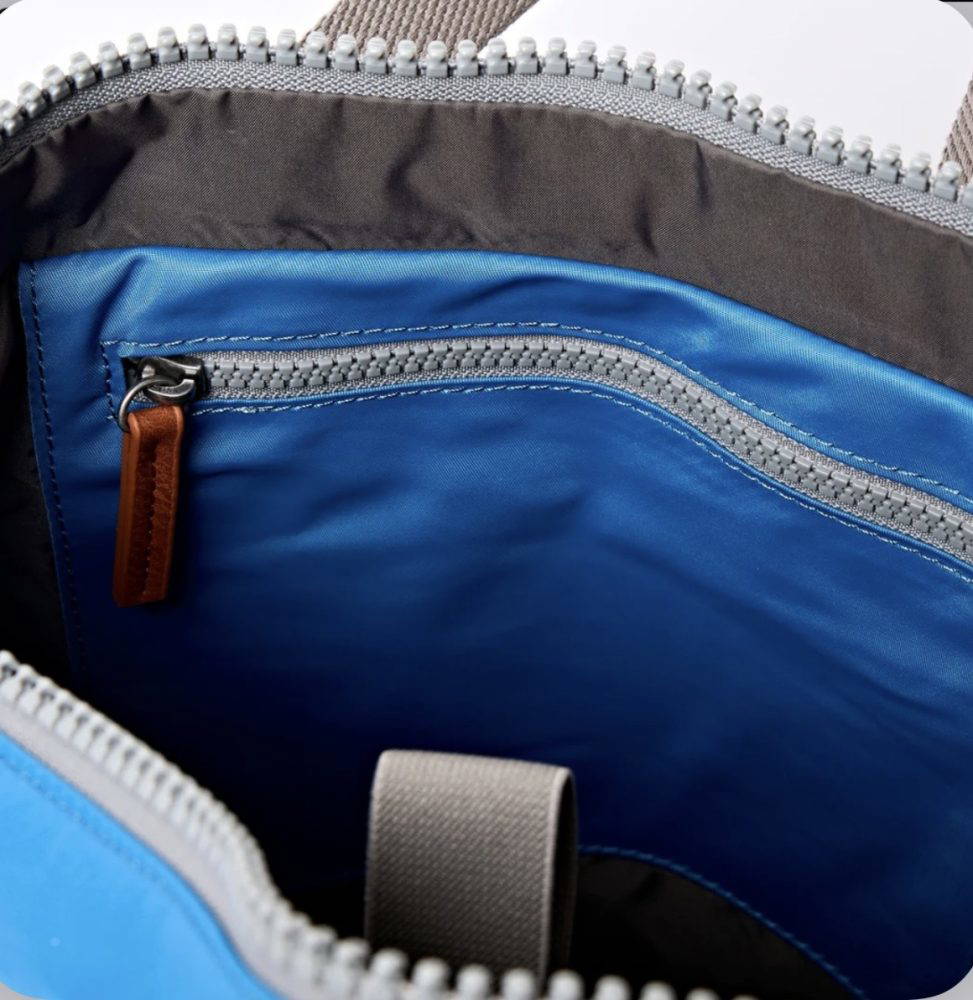 Roka Canfield Malibu Blue Rolltop Backpack - Image 4