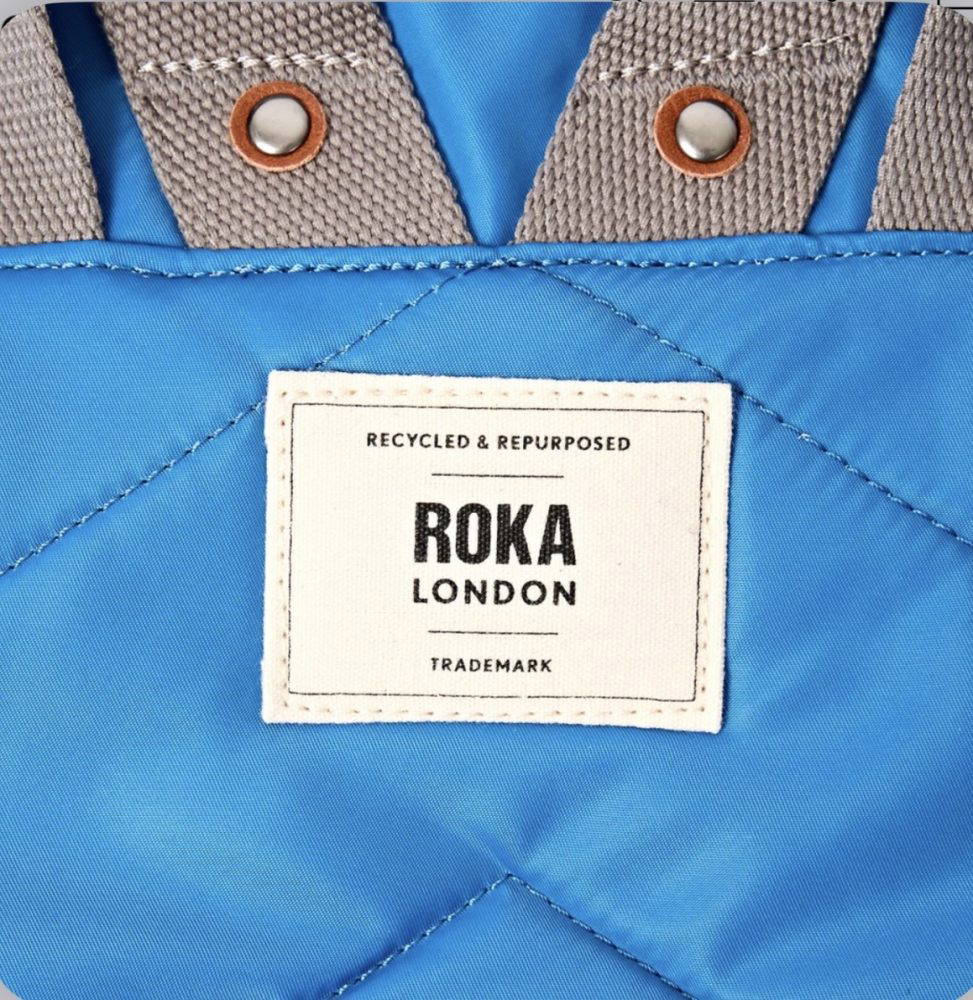 Roka Canfield Malibu Blue Rolltop Backpack - Image 7