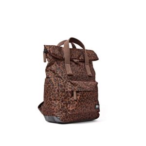 Roka Mini Leopard Canfield Canvas Backpack