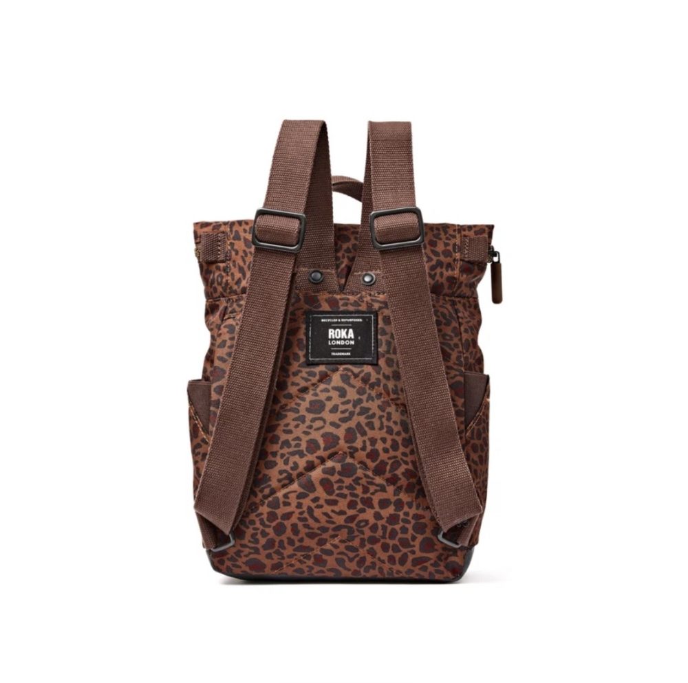 Roka Mini Leopard Canfield Canvas Backpack - Image 7