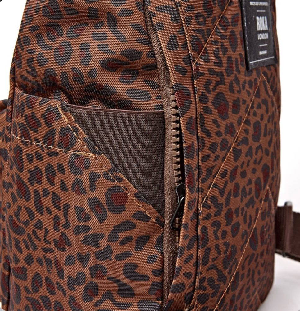 Roka Mini Leopard Canfield Canvas Backpack - Image 5