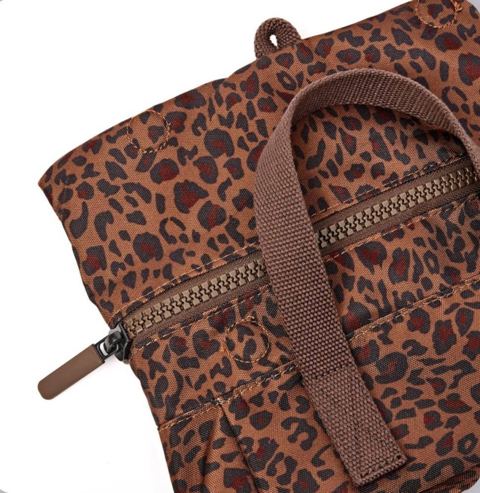 Roka Mini Leopard Canfield Canvas Backpack - Image 4