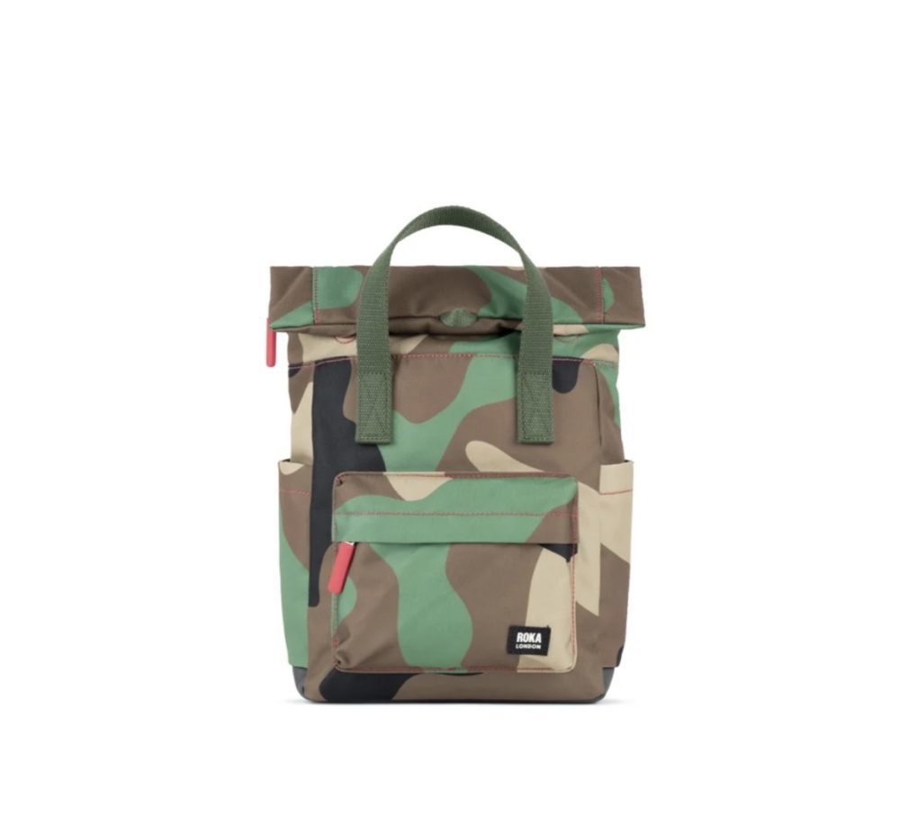 Roka Vintage Camo Canfield Roll Top Backpack