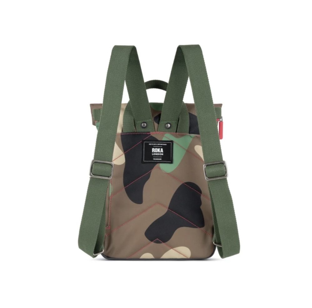 Roka Vintage Camo Canfield Roll Top Backpack - Image 7