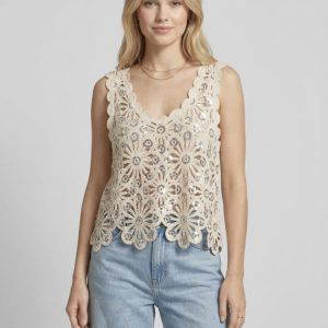 Clover Sequin Vest Top