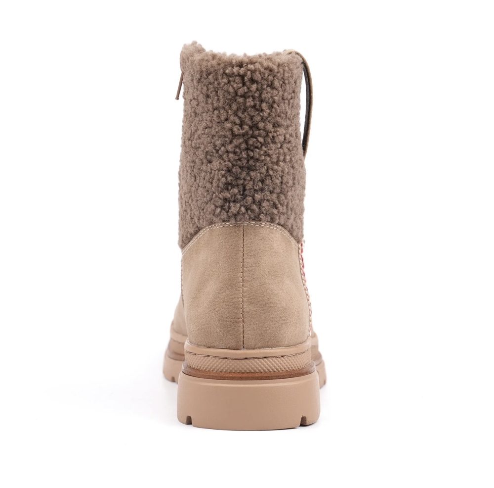Lunar Dawn Taupe Ankle Boots - Image 2