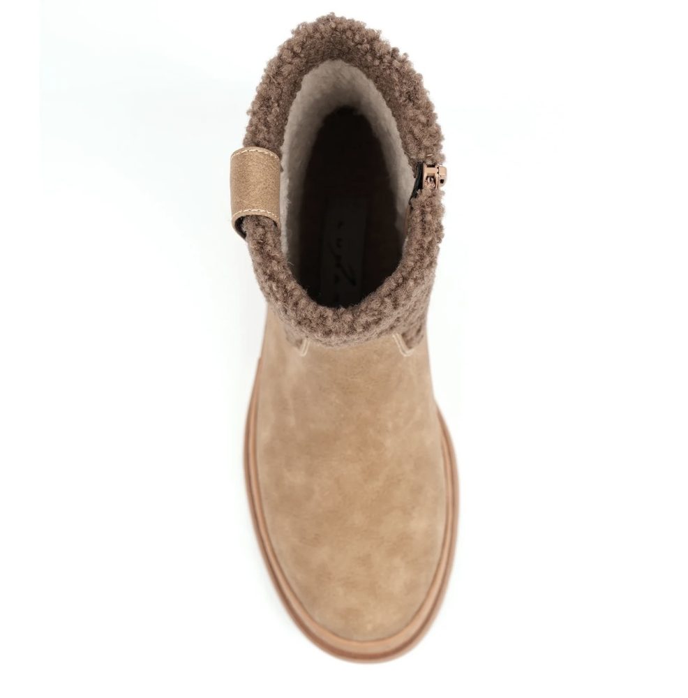 Lunar Dawn Taupe Ankle Boots - Image 3