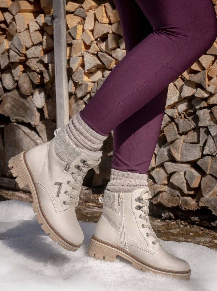 Lunar Chantelle Beige Boots