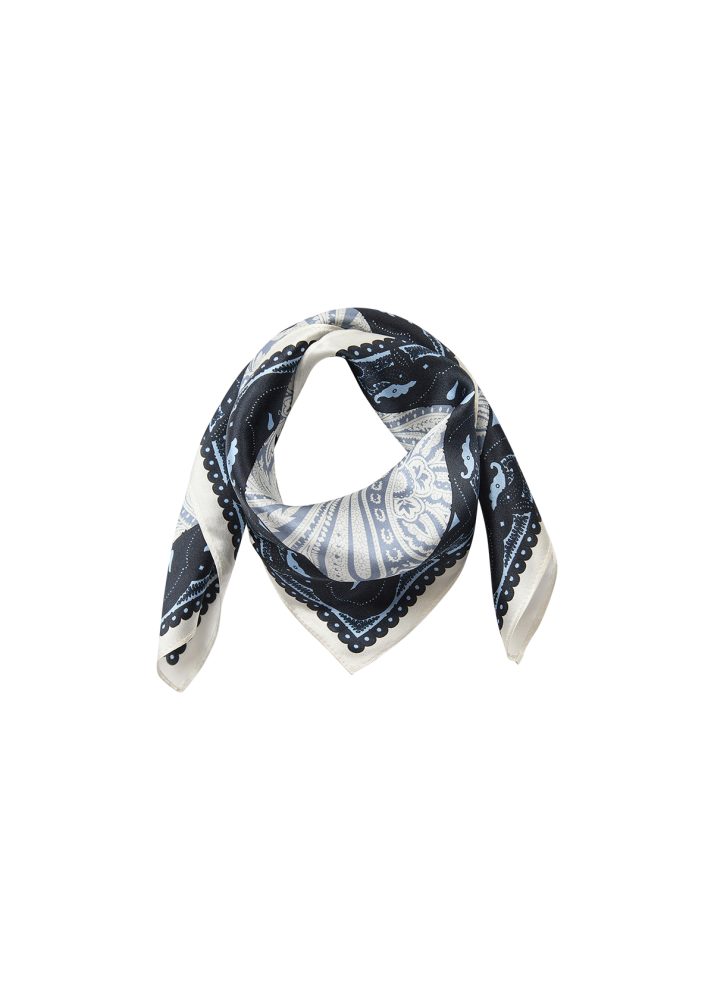 Soya Concept Hagar Silk Square Scarf - Image 5