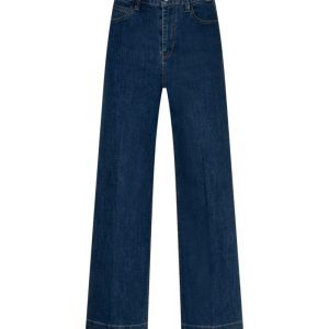 Red Button Dark Blue Used Conny Jeans