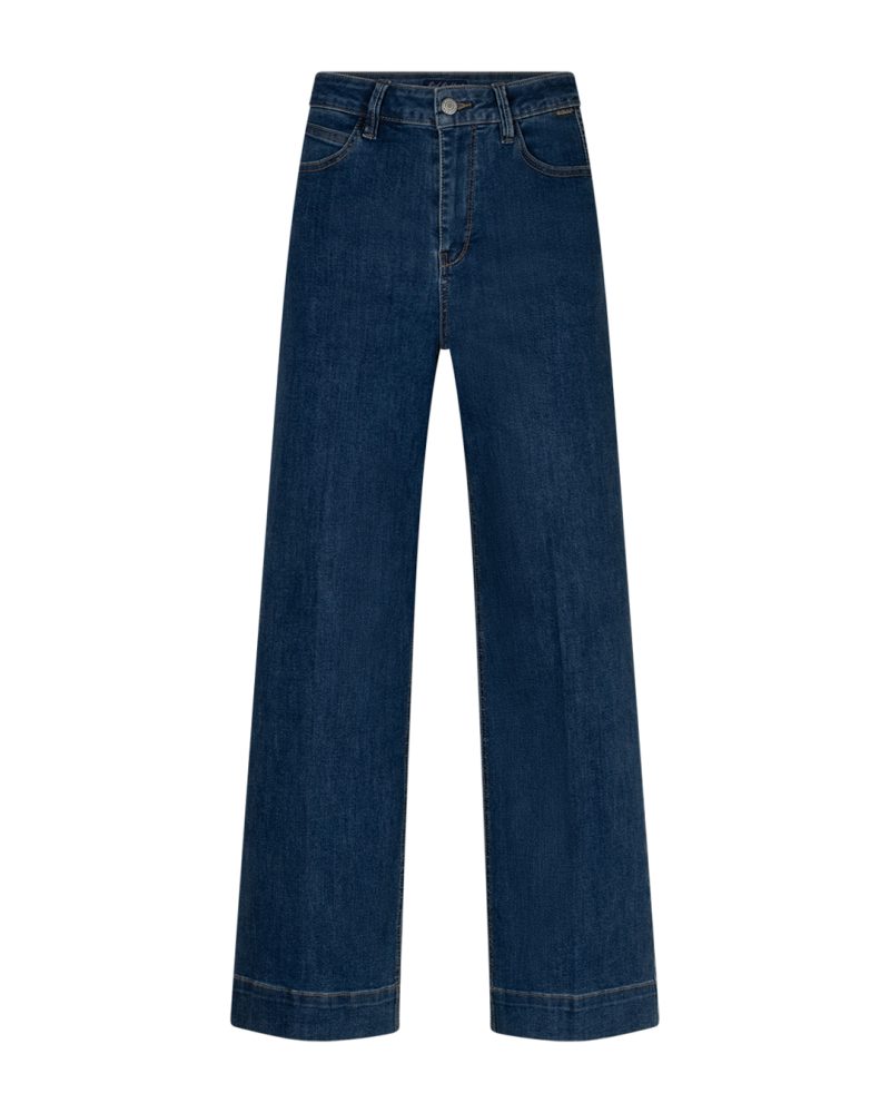 Red Button Dark Blue Used Conny Jeans
