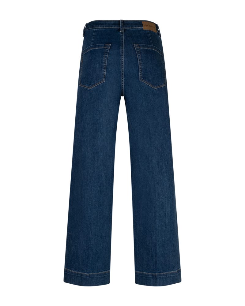 Red Button Dark Blue Used Conny Jeans - Image 4