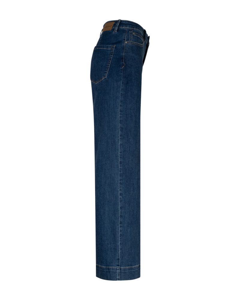 Red Button Dark Blue Used Conny Jeans - Image 3