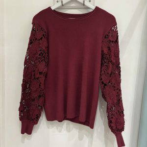 Cala Crochet Sleeve Jumper