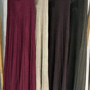 Clara Knitted Pleated Skirt