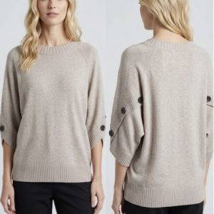 Conny Button Sleeve Jumper
