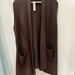 Wanda Long Sleeveless Cardigan