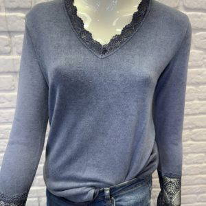 Bliss Lace Trim Top