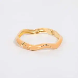 3629 Taupe Wave Enamel Bangle