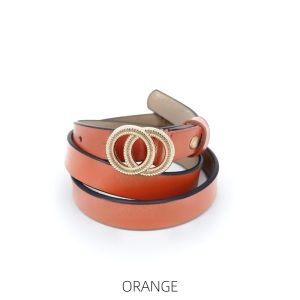 Alba Slim Leather Belt